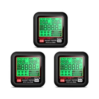 HT97 Socket Tester Pro Voltage Test LCD Digital Outlet Socket Detect US/UK/EU Plug Ground Zero Line Plug Polarity Phase Check 1