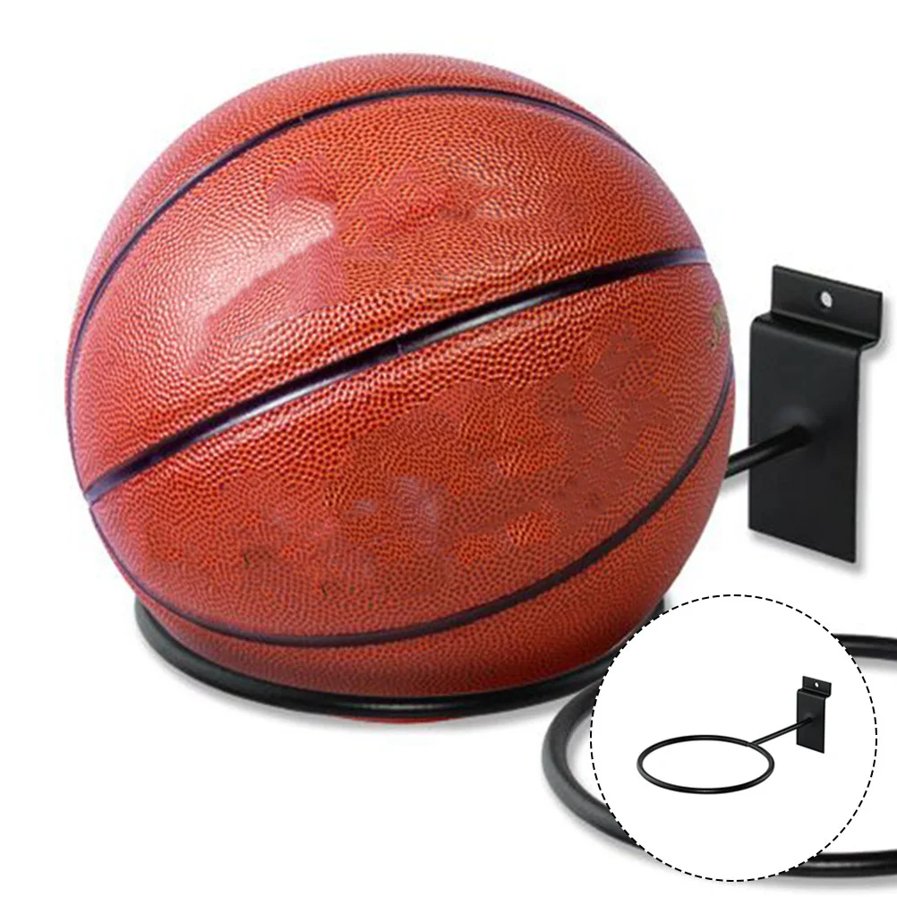 

Hook Trough Plate Ball Rack Basketball Display Convenient Bracket Storage Coat Hanger Wall Hanging