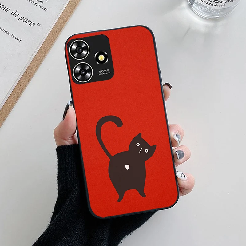 Floral Painted Silicone Case – Stylish TPU Cover