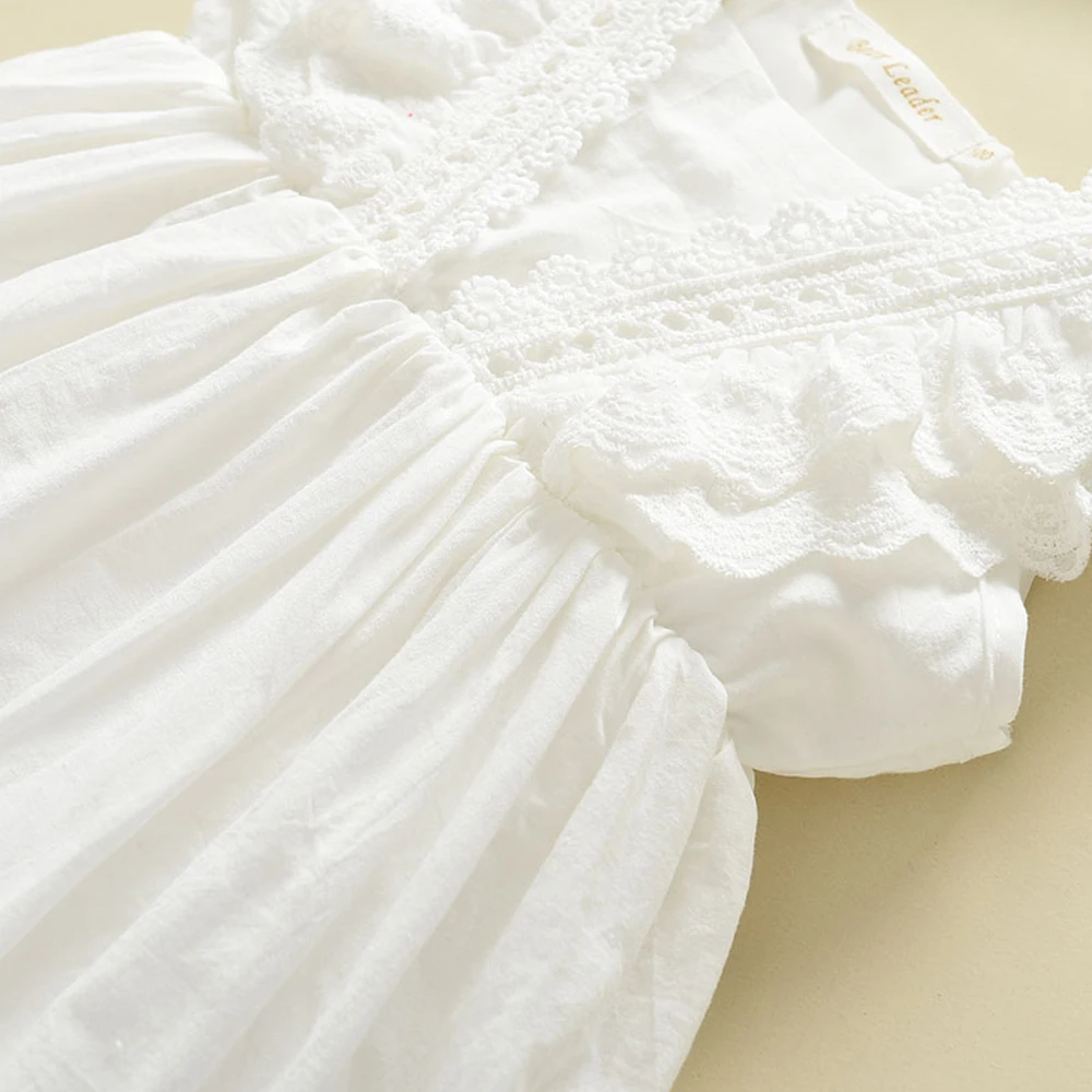 Bear Leader Kids Girls Dresses Summer Lace Princess Dresses Children Solid color Clothing Baby Wedding Party Vestidos girls dress princess costume kids clothes