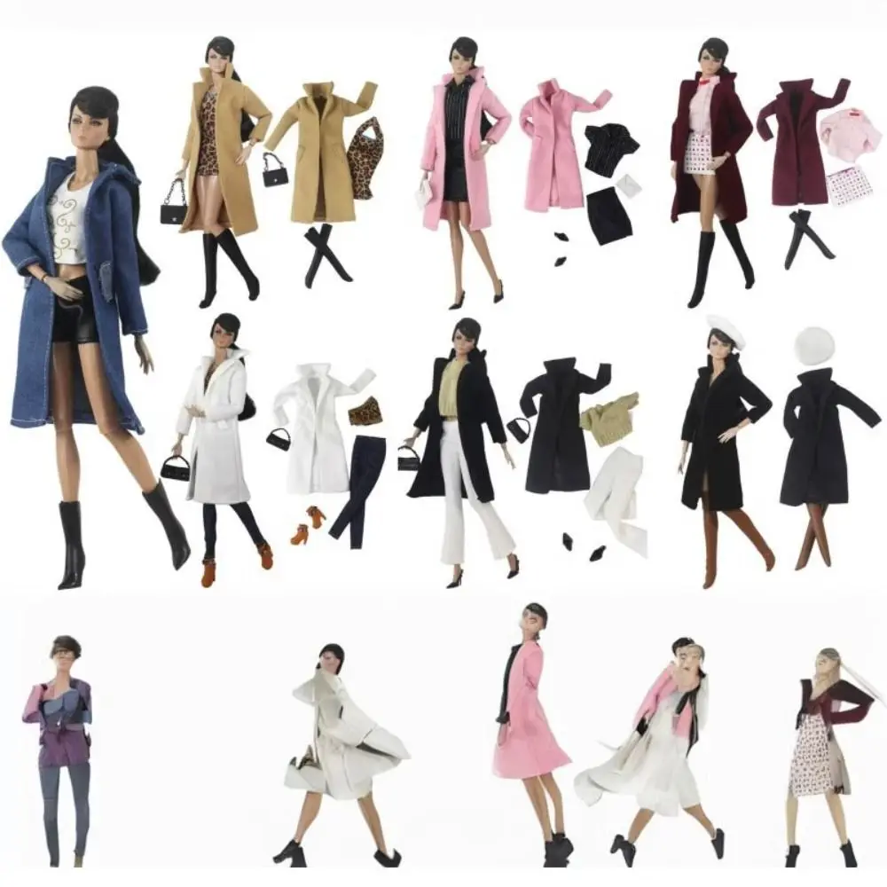 

Fashion Fashion Doll Bags New 10 Styles Casual Wears Pants Coat Suit Elegant Elegant Party Clothes 11.5" Doll/1/6 BJD Dolls