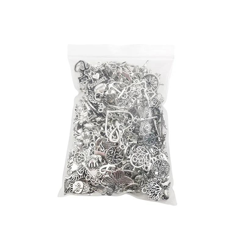 300pcs/Lot Zinc Alloy Tibetan Silver Mix Charms Animal Pendant for DIYNecklace Bracelet Vintage Jewelry Making Craft Accessories