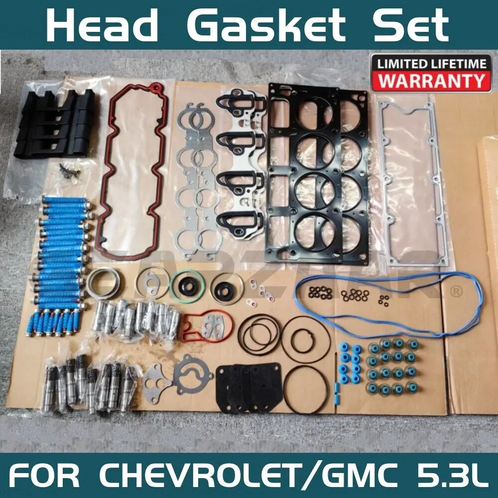 

HS26191PT AFM Lifters Engine Part Cylinder Head Full Gasket Set Head Bolts Kit For Chevrolet Silverado GMC 5.3L 2005-2014