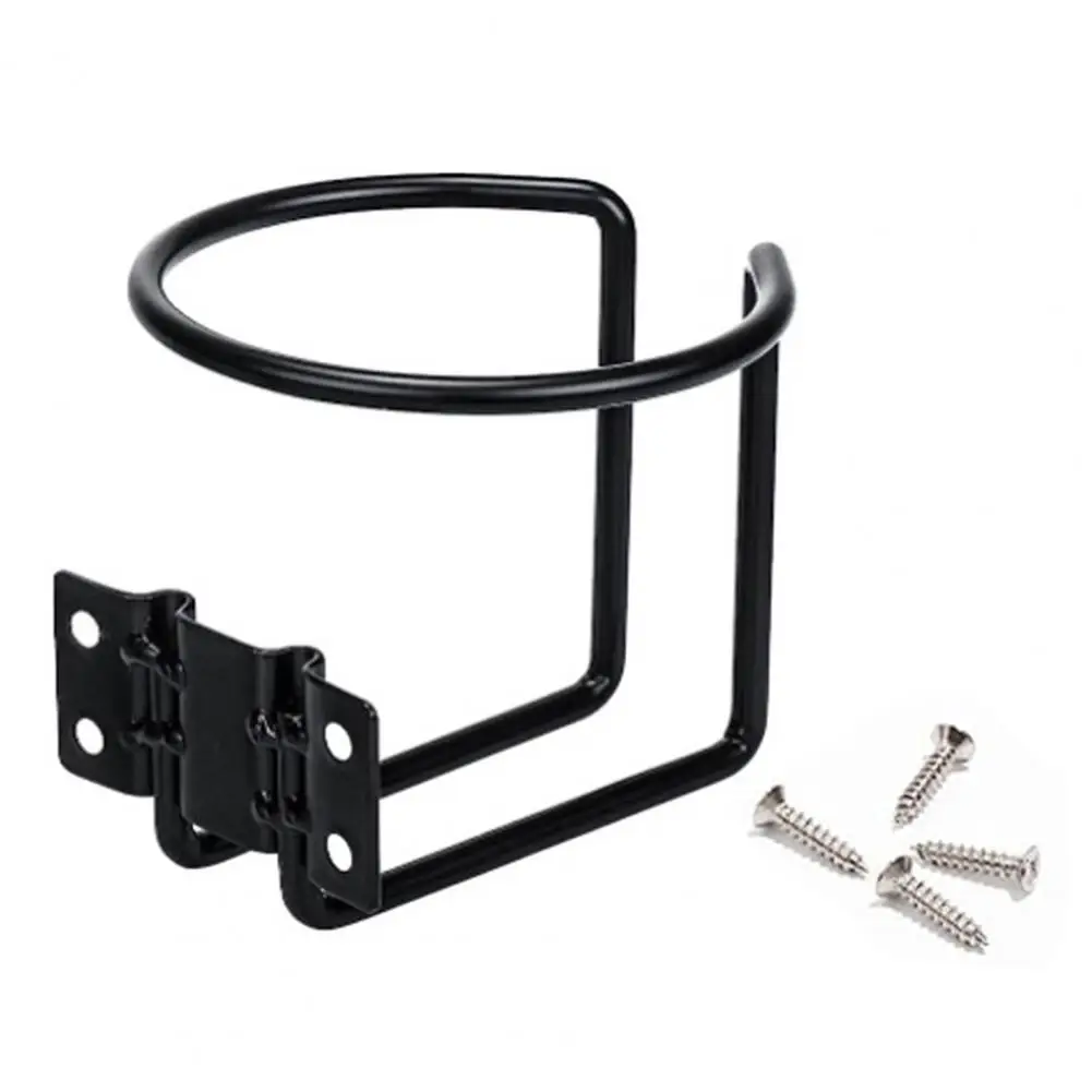 

Boat Accessory Cup Holder Universal Metal Boat Cup Holder L-shaped Outlet Drink Stand with Installation Screws for Seat
