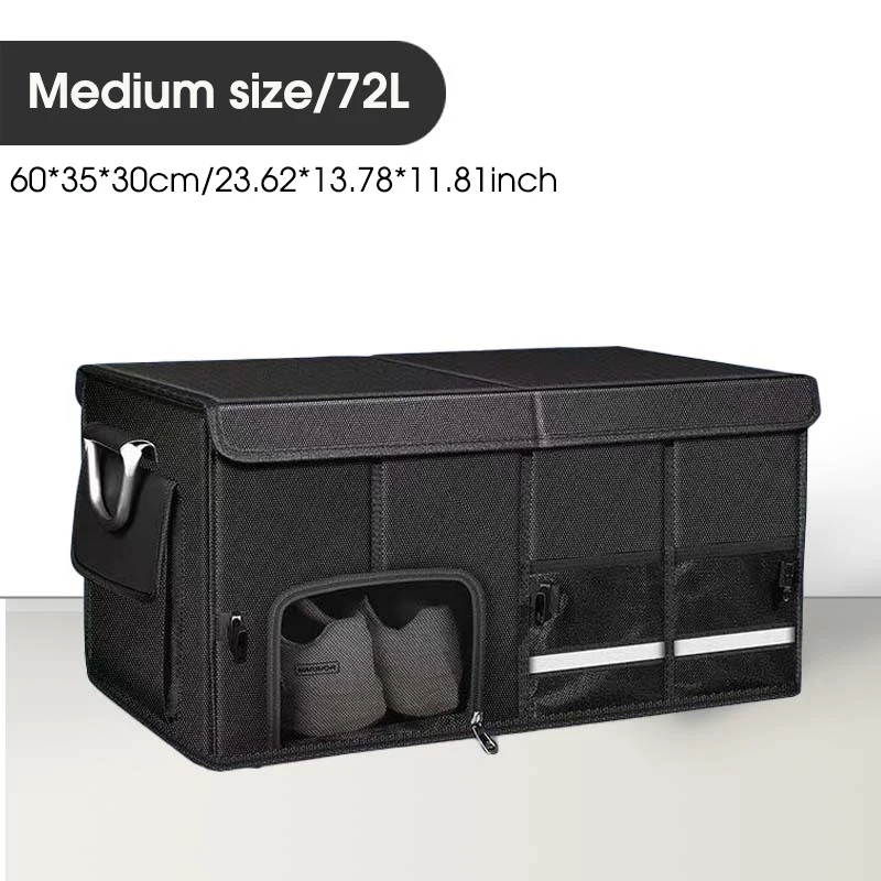 Waterproof Foldable Trunk Storage Box - Large-Capacity Portable Car Organizer