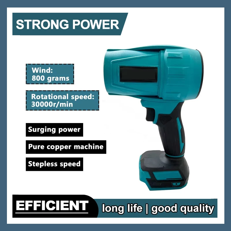 Makita-Compatible 30000RPM Turbo Jet Fan Blower Electric Air Duster 18V Recharge