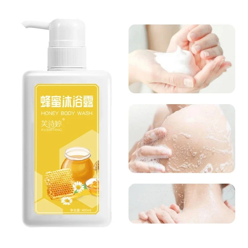 

Long Lasting Fragrance Oil Control Refreshing Nourishing Dropshipping Shower Gel Honey Body Wash Bath Moisturizing-Whitening