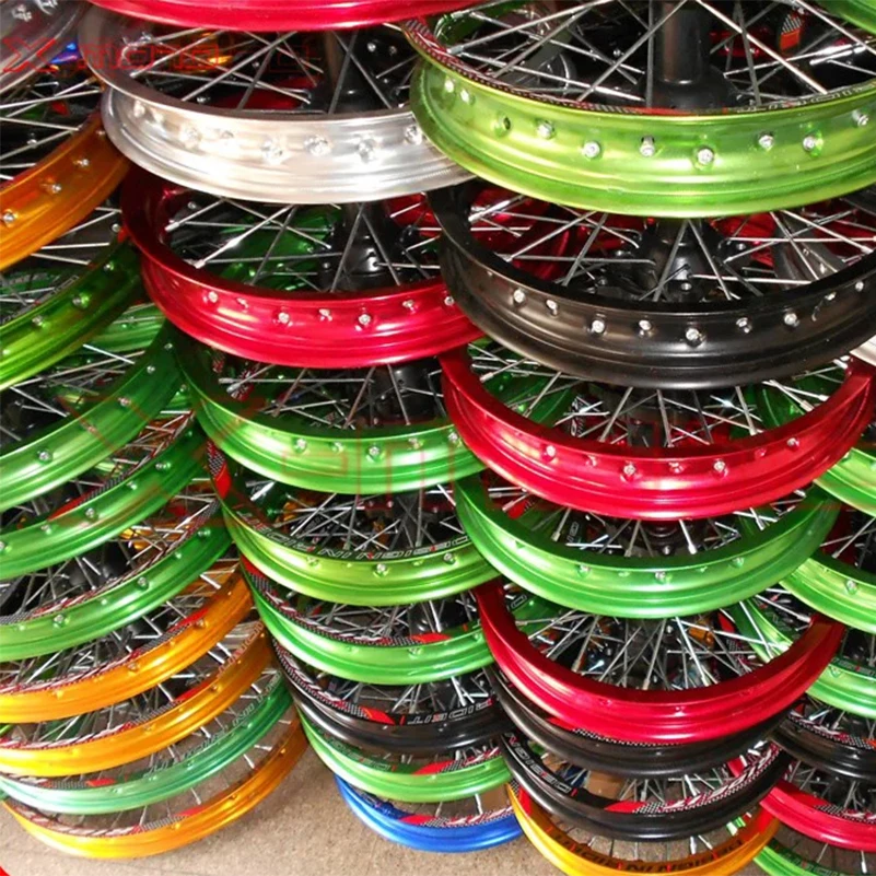 Pit bike Rim of 1.85-12inch Rear Wheel Rim 80/100-12inch Aluminium dirt bike wheel Rims 12mm or 15mm hole hub