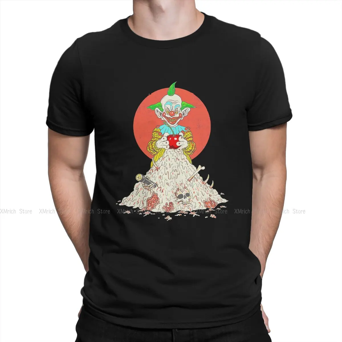 Acid Pie Maglietta Da Uomo Killer Klowns Dallo Spazio Esterno Film Horror Girocollo Top Maglietta In Tessuto Umorismo Idea Regalo Di Alta Qualità