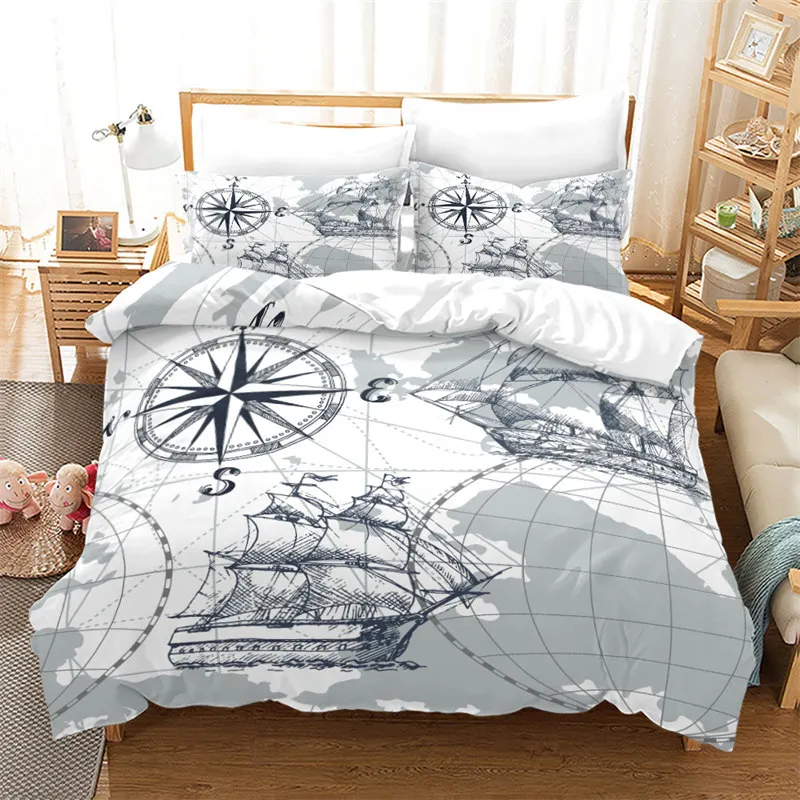 Marlin Swordfish Duvet Cover Set Hunting Fishing Bedding Set Tie Dye Sea  Fishing Boat Marine Life Nautical Comforter Cover Queen - AliExpress