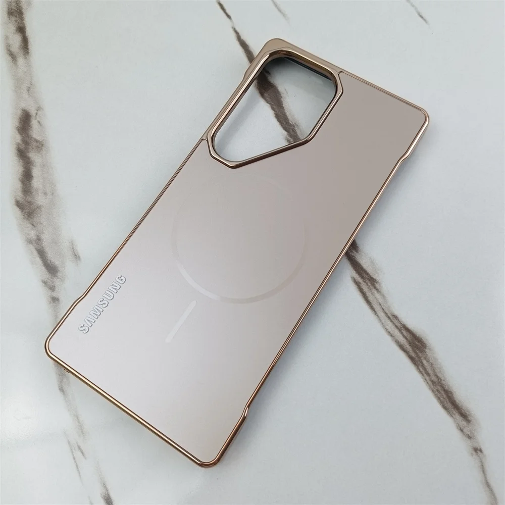 Electroplated Matte Frosted Phone Case with Magsafe Wireless Charging Compatibility