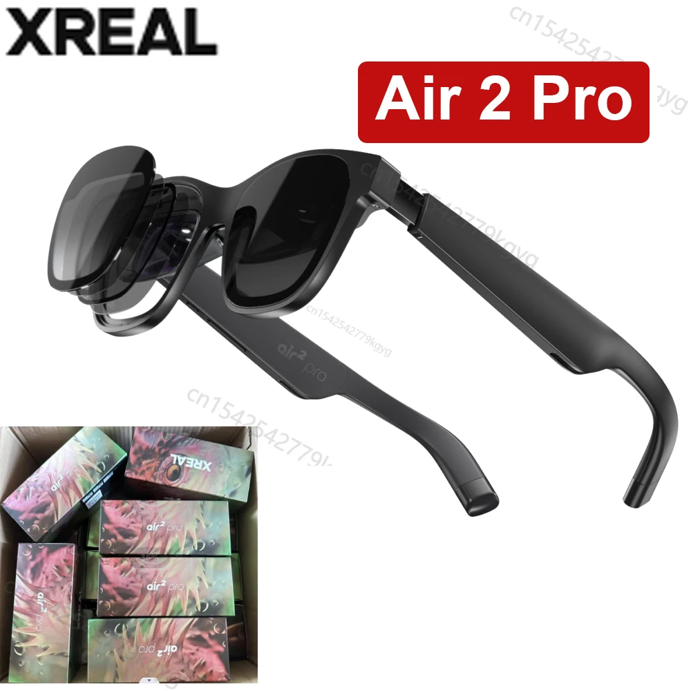 VR Headset XREAL Air 2 Pro Nreal Smart AR VR Glasses HD 130 Inches Space Giant Screen Private Cinema Portable 1080p View