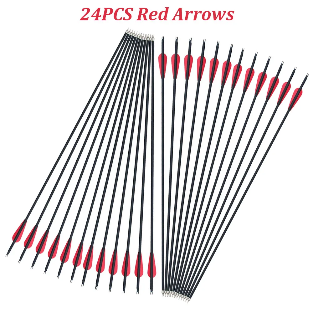 Premium 30-Inch Carbon Arrow with Replaceable Arrowhead
