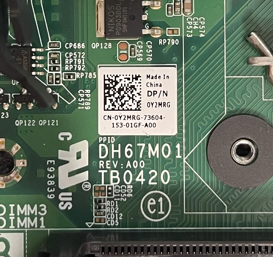 0Y2MRG For ACER XPS 8300 V460 Motherboard DH67M01 LGA1155 Mainboard 100%tested fully work 4 0Y2MRG For ACER XPS 8300 V460 Motherboard DH67M01 LGA1155 Mainboard 100%tested fully work - Image 2