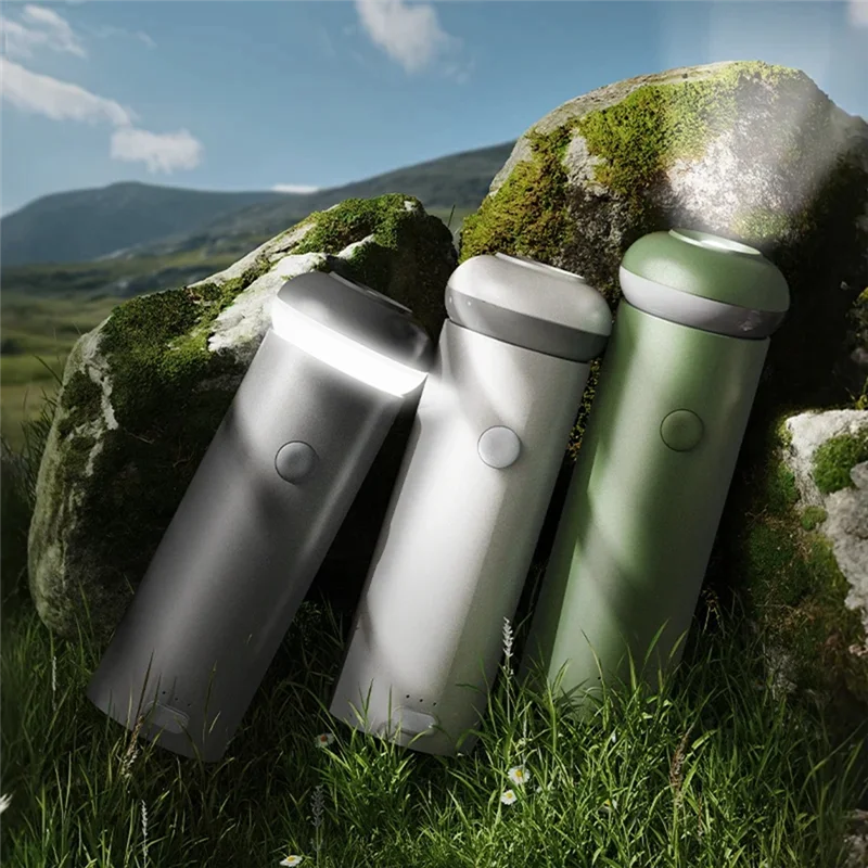 A95I-Multifuncional 5000Mah Luz de Camping Recargable Linterna Telescópica Portátil Luz de Trabajo de Emergencia al Aire Libre Gris - Image 2