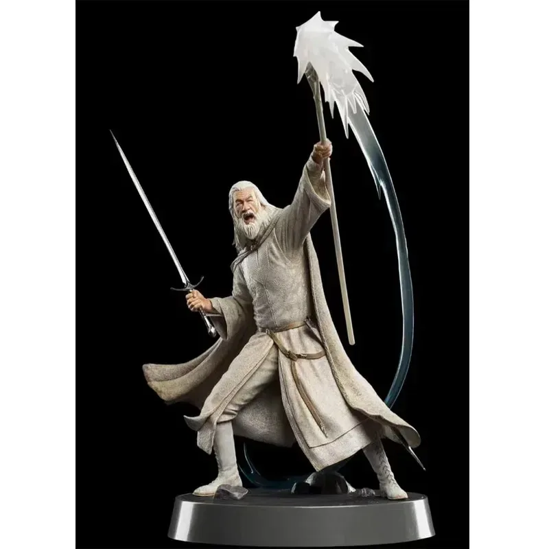 Weta Original 1/8 Fencing Fencing Staff Gandalf The White Anime Figure Modello Di Statua Fatto A Mano Regalo Di Fascia Alta