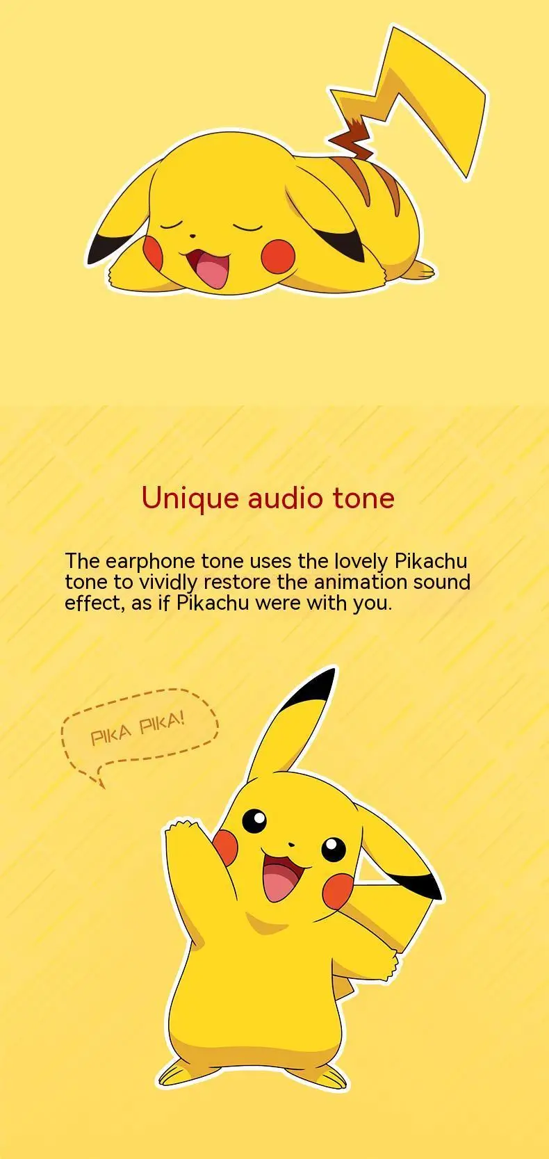 Cuffie Auricolari Premium Pokemon Pikachu – Importazione Giappone Shopro – Nuove Sigillate