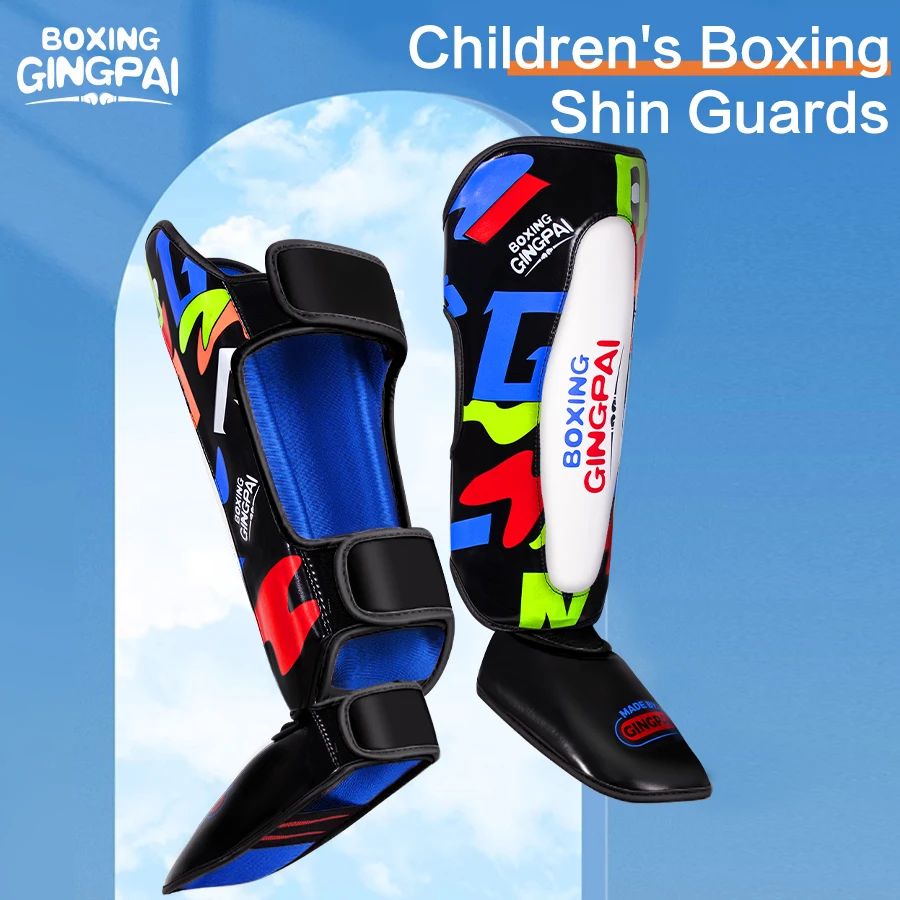 Children's Leg Protector Foot Back Protection Plate for Male Female Training Competition Free Fighting Boxing soccer shin guards,shin guard pads,kickboxing shin guards