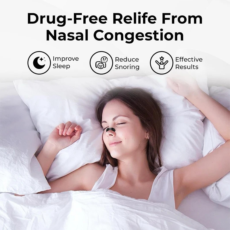 10pcs Nasal Strips For Breathing Nose Breathing Strips For Enhanced Oxygen Intake Strong Adhesive Nasal Strips For Snoring 3