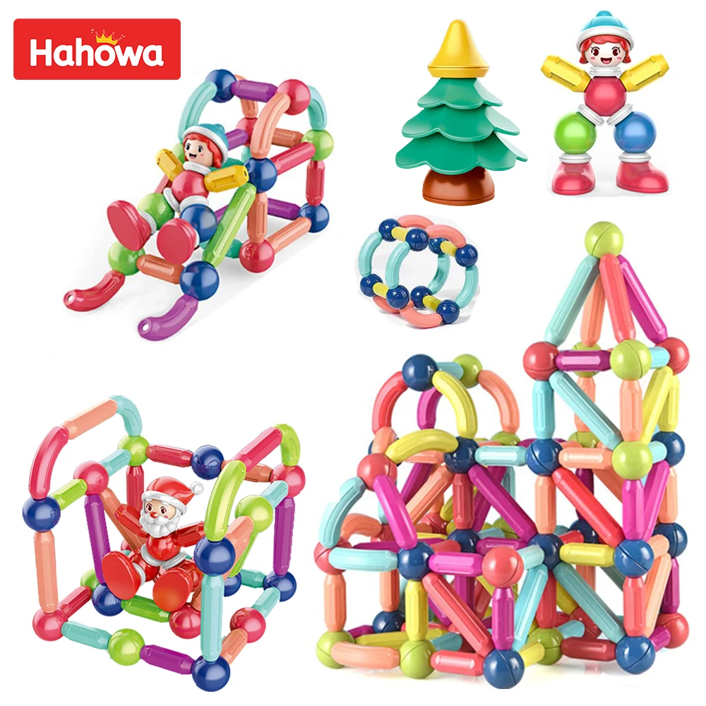 Building Blocks Construction Set Kids Diy Sticks Balls