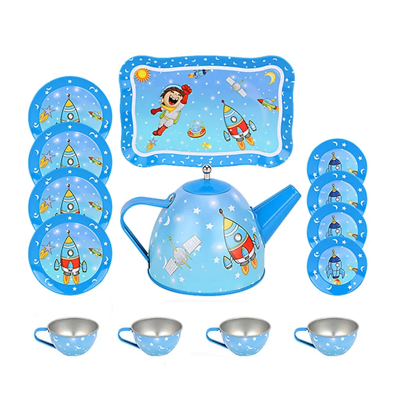 Educational Toys Simulation Tea Set Teapot Kitchen Afternoon Tea Pretend Play Game For Children Kids