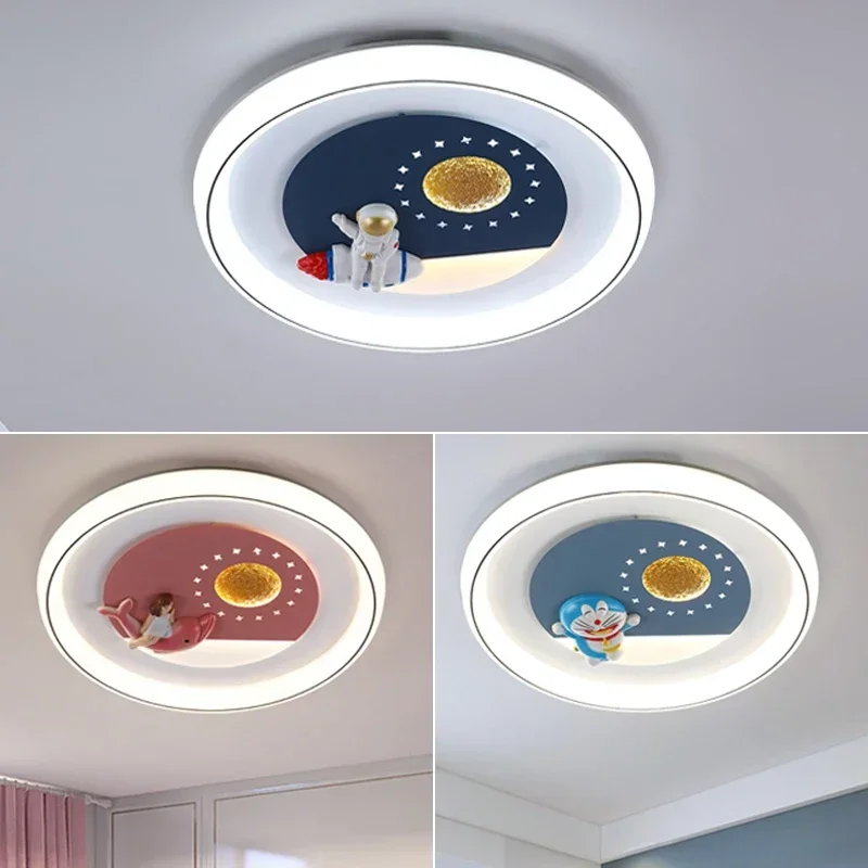 

Children's room LED bed lights Boys and girls creative cartoon ceiling modern simple lamps girl