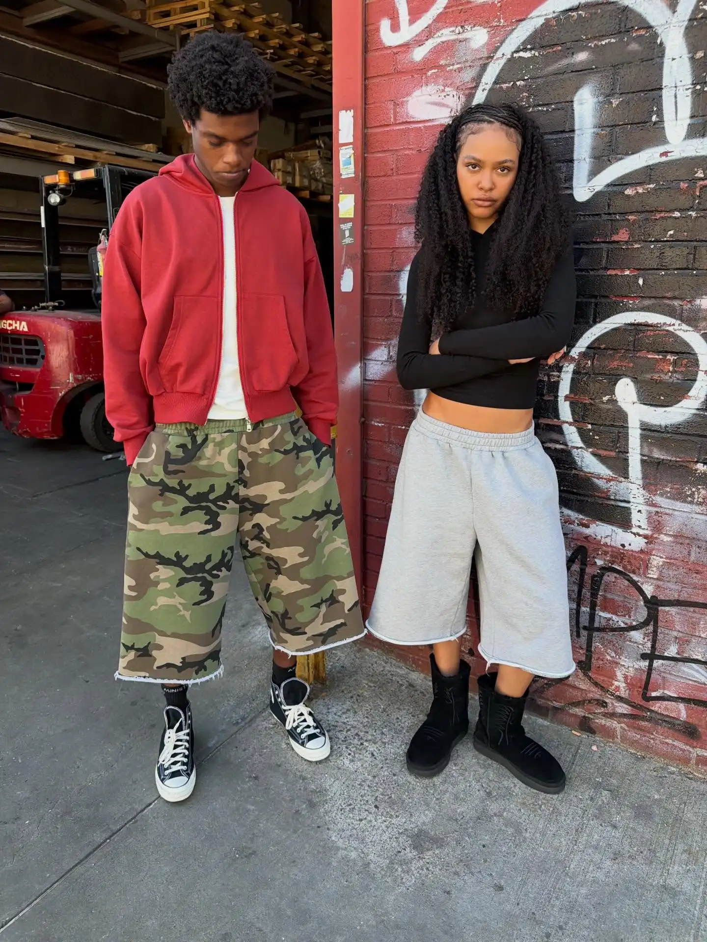 Y2K Baggy Camo Shorts Men Women Camouflage Printing Pocket Burr Sweatshorts Hip Hop Harajuku Streetwear Casual Wide Leg Pants 4