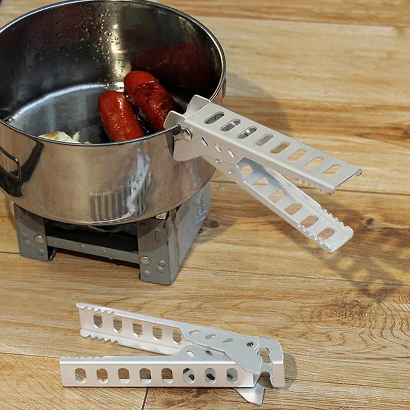 AluminiumAntihotAlloyClipBowlGripperHolderCampingPotPan