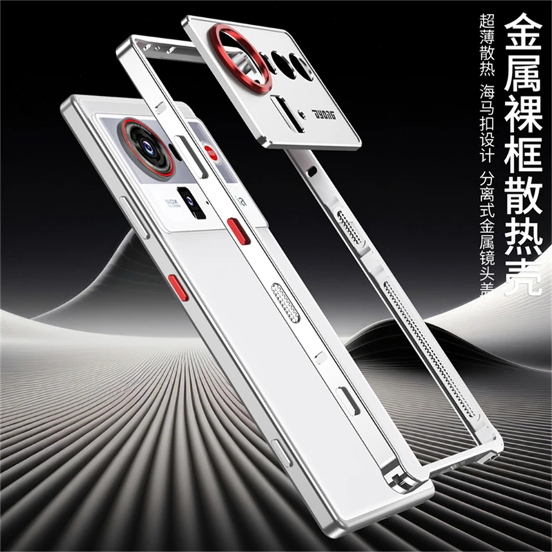 Enhanced Cooling Aluminum Alloy Phone Case with Camera Protection