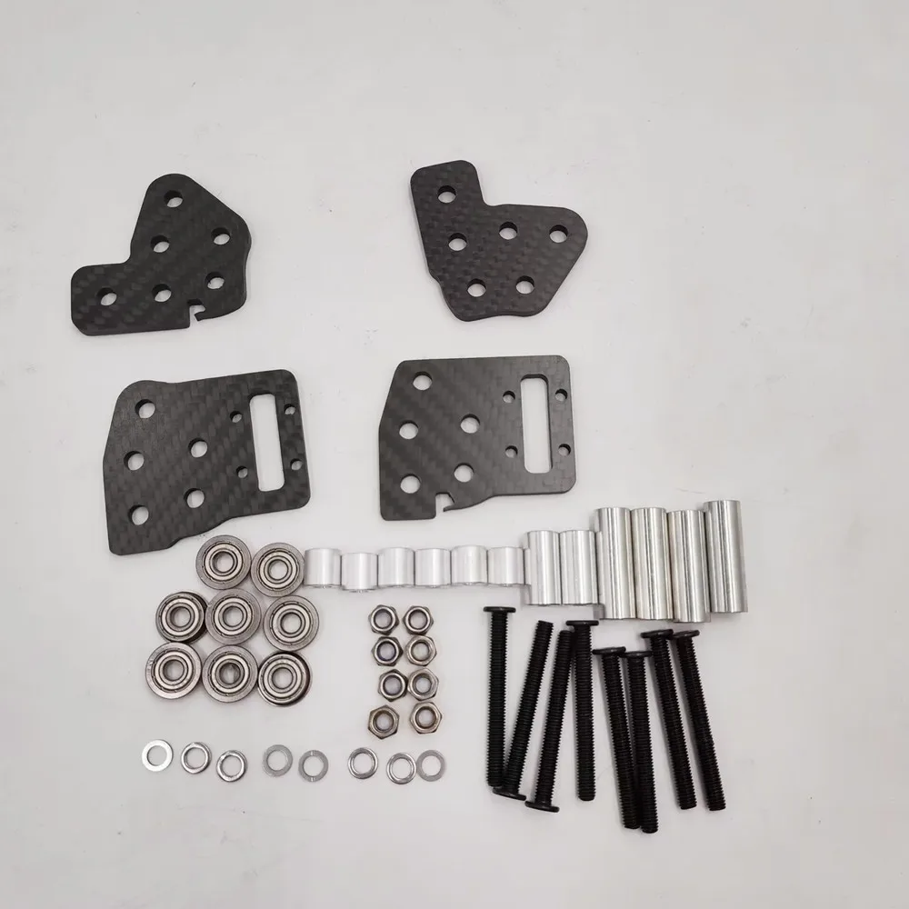 Funssor Voron2.4 Trident 3D 프린터 부품 탄소 섬유 경량 CNC 가공 XY 조인트 업그레이드 키트