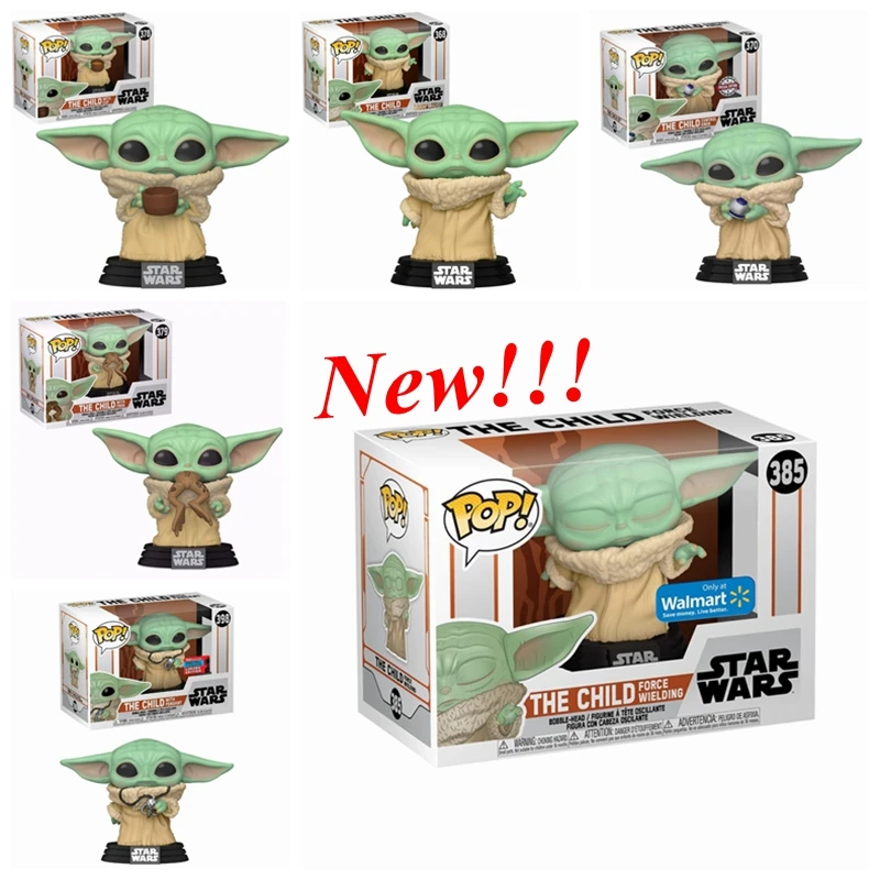 FUNKO POP NEW Yoda Baby THE Child 368 370 378 379 펜던트 398 비닐 피규어