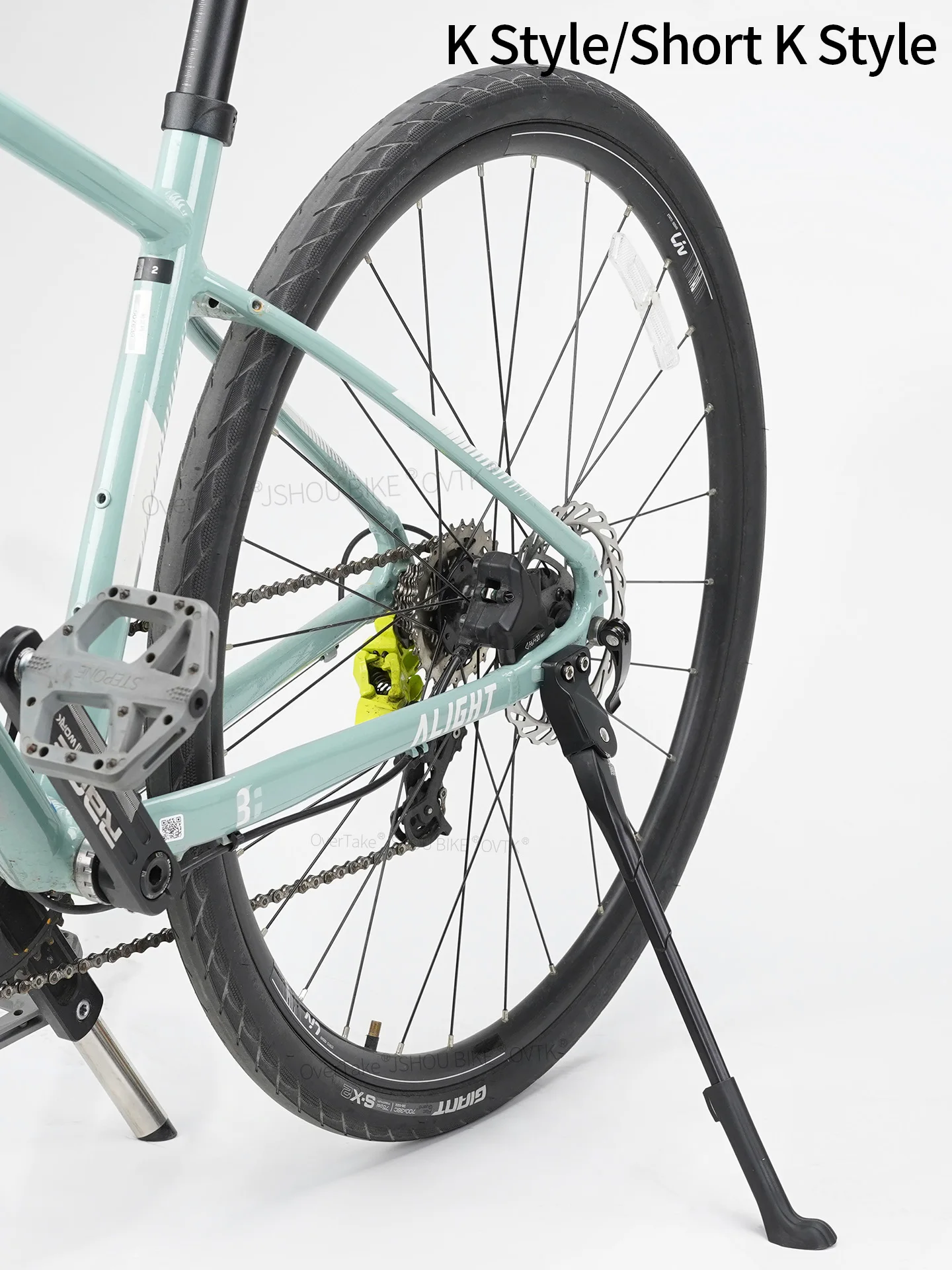 Adjustable Bicycle Kickstand Aluminium Alloy 18–29 Inch Wheels