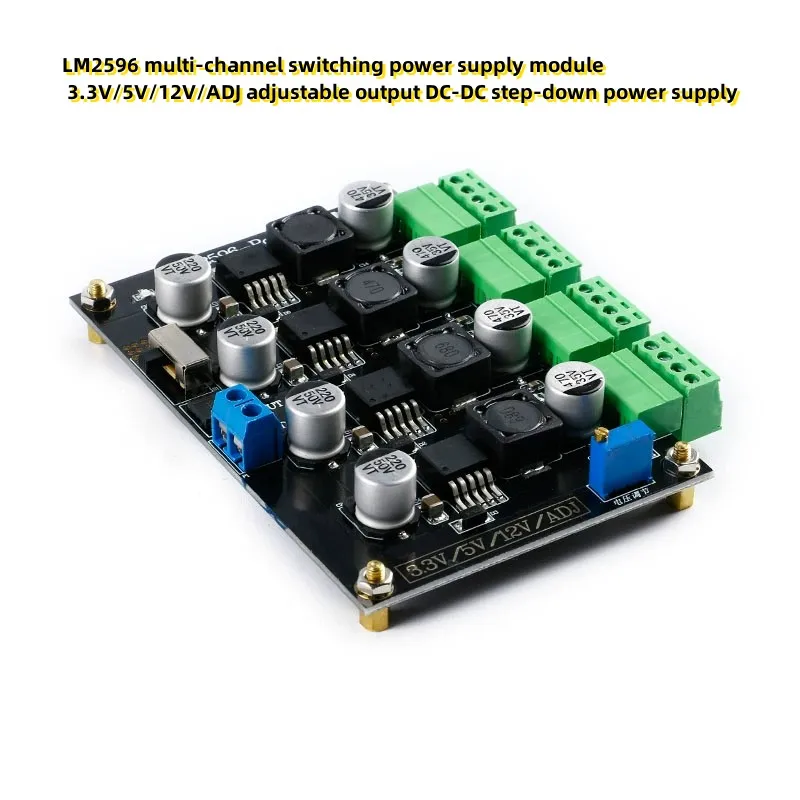 Lm2596 Modulo Di Alimentazione A Commutazione Multicanale 3.3V/5V/12V/Adj Uscita Regolabile Dc-Dc Alimentatore Step-Down