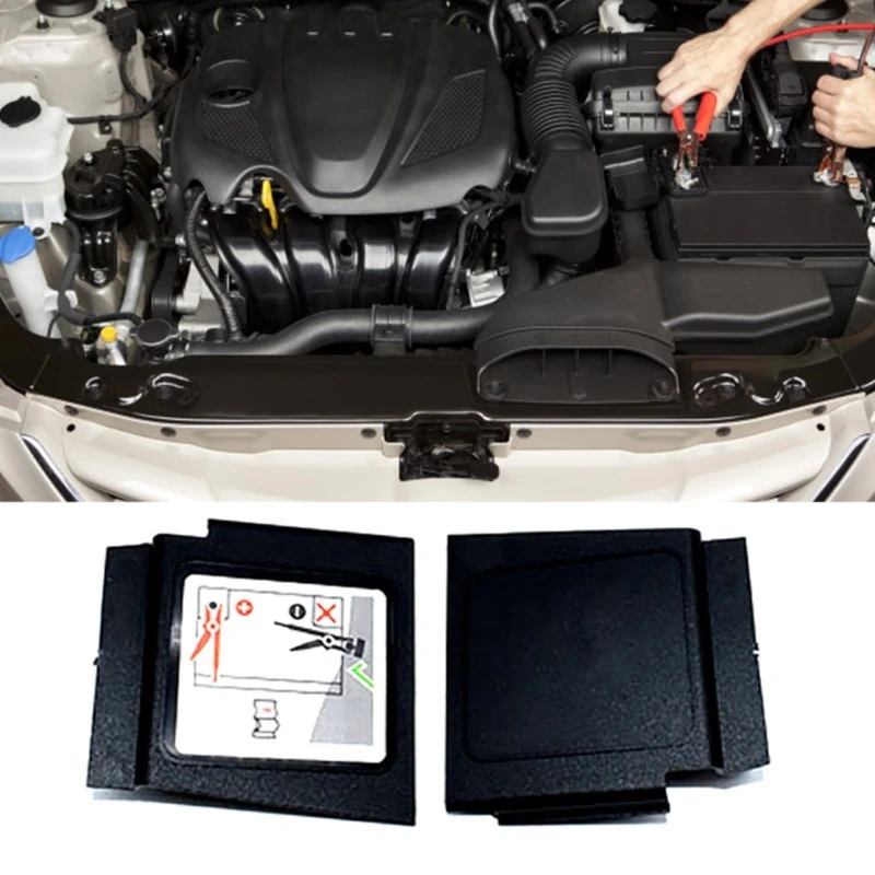SZCH Pair Battery Terminals Covers Car Battery Terminals Covers 5Q0971813A Dust & Moisture Protections Simple Installs for Car
