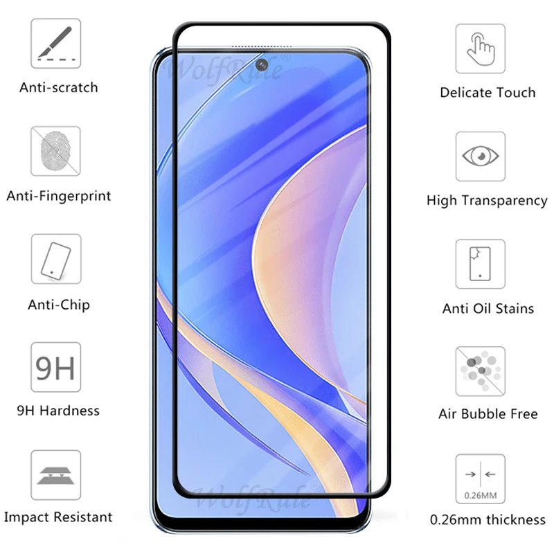Premium 4-in-1 Tempered Glass Screen and Lens Protector 9H Hardness