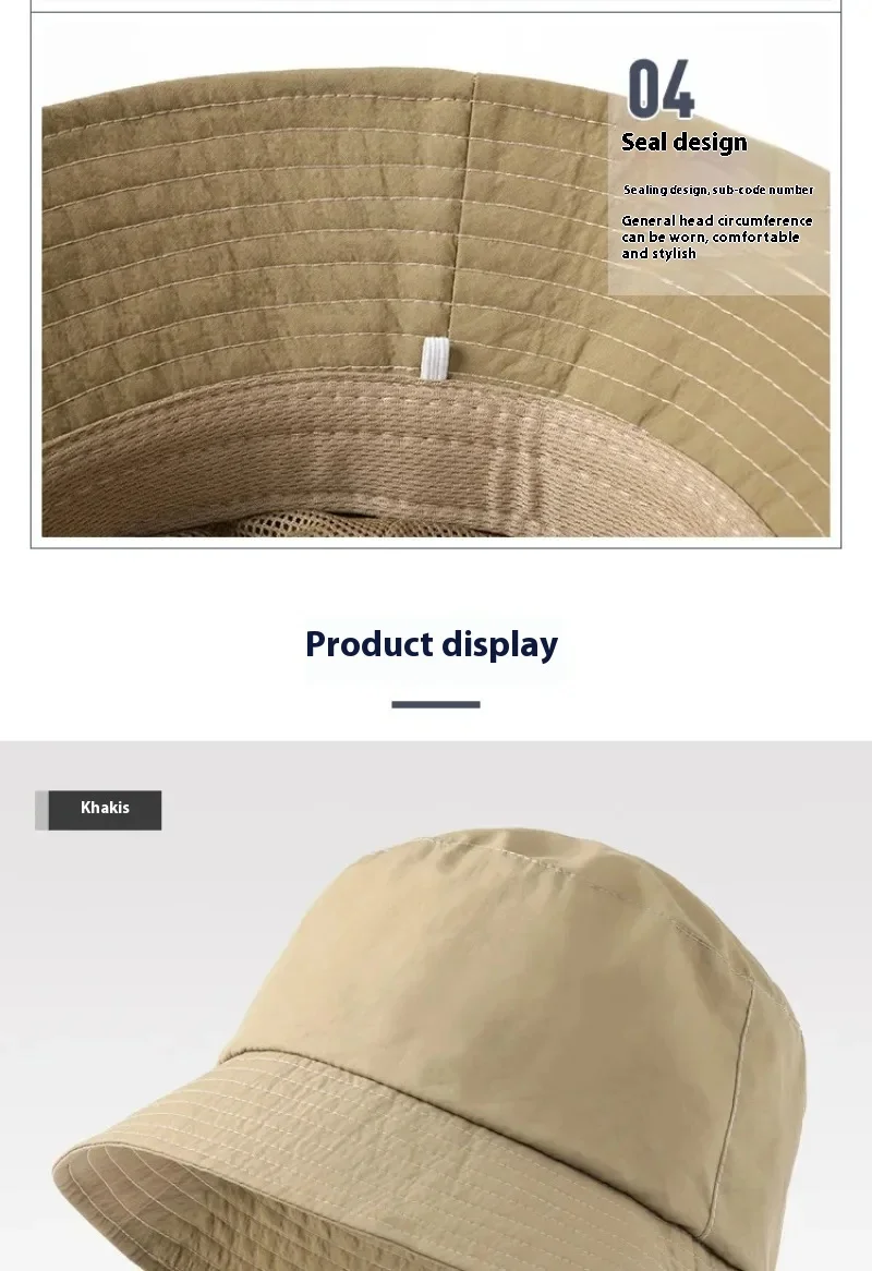 Cappello da sole impermeabile per teste grandi uomo e donna_voghion.com
