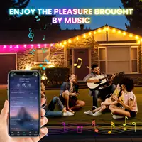 15/150M RGB Eaves LED Lights Permanent Outdoor Lights Bluetooth APP Kit Full House Eaves Light String Christmas Wedding Lighting - Image 4