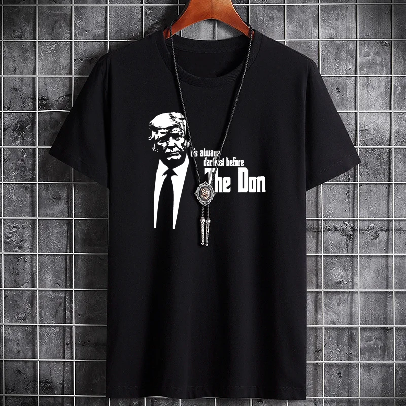 

Summer Men's T-shirts Hot Selling Pure Cotton Round Neck Short sleeved Top Breathable and Sweat-absorbing Comfortable T-shirt