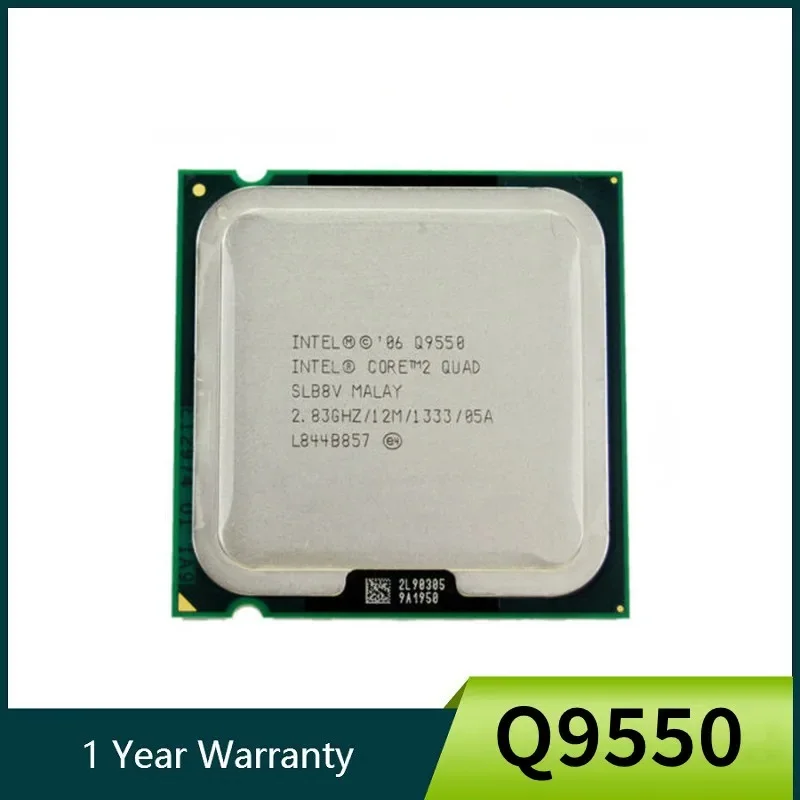 

Core 2 Quad Q9550 2.8 GHz Quad-Core Quad-Thread CPU Processor 12M 95W LGA 775
