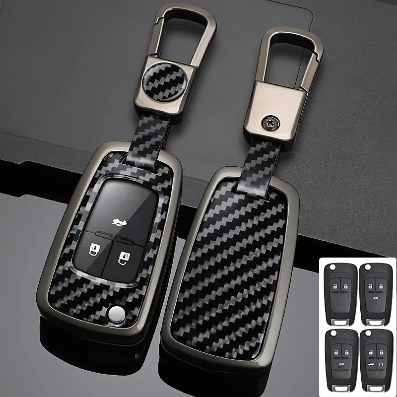 Custodia In TPU Per Chiave Auto Grigia - Compatibile Con Opel (Astra J, Corsa E, Mokka, Zafira) E Chevrolet (Cruze, Aveo, Trax) - Telecomando 3 Tasti - 3