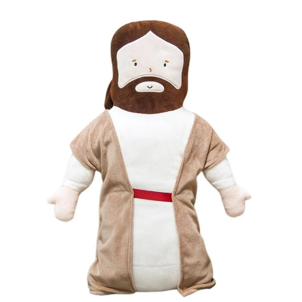 Creative Jesus Throwing Pillow Stuffed Children Plush Toy Birthday Gift