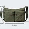 Nylon Zipper Casual Handbag Men Multi-pocket Streetwear Messenger Bag Waterproof Sport Shoulder bag High Capacity Bags For Women 6
