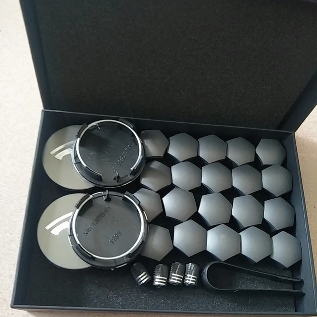 56MM 4PCS 25PCS 29PCS Wheel Center Hub Caps for T-es la Model 3/SX Y Center Cap Set & Wheel Lug Nut Cover Kit T esla Decorations Silver grey BOX