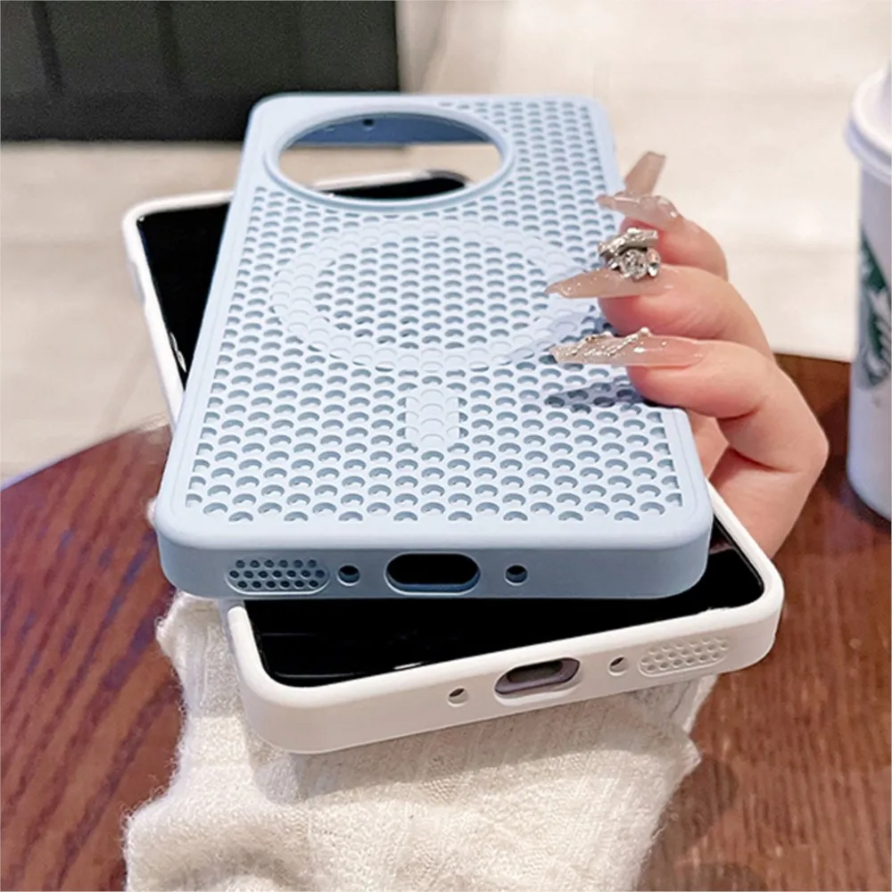 Heat Dissipation Breathable Mesh Shockproof Matte Hard Back Cover