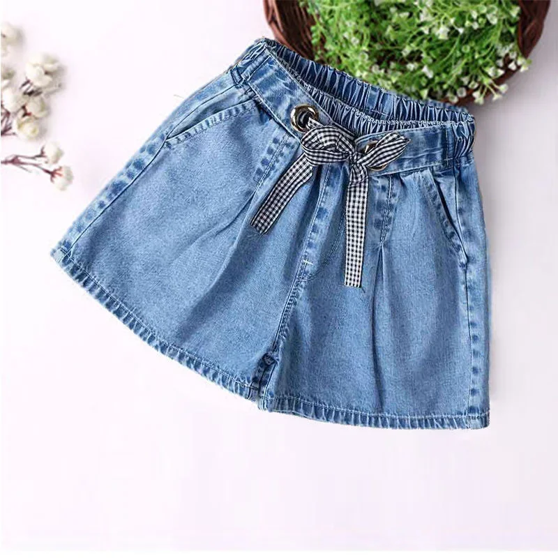 Kids Shorts Kids Trousers Girls Denim Skirt Pants Summer Casual 10 12 14 Years