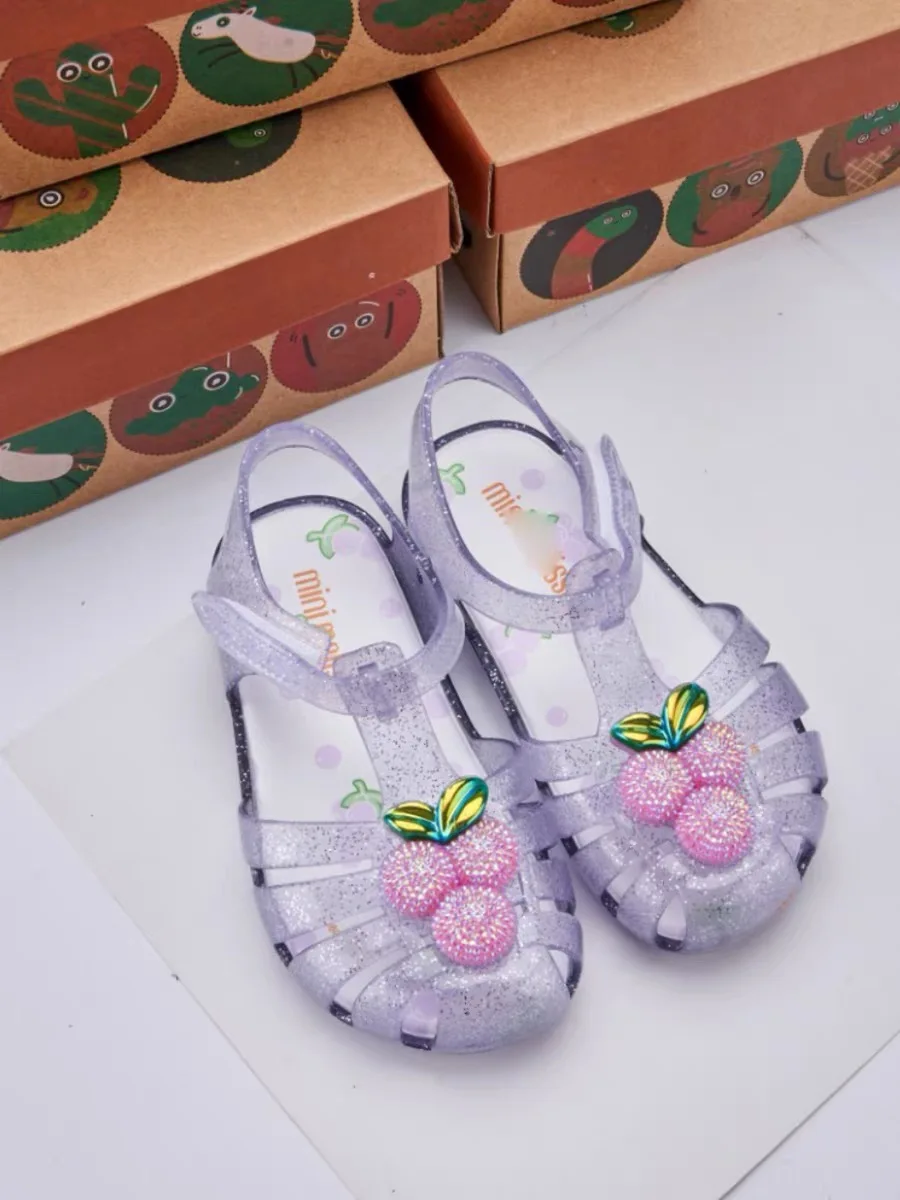 Mini Melissa Summer New Baby Kids Jelly Shoes Children's Hollow