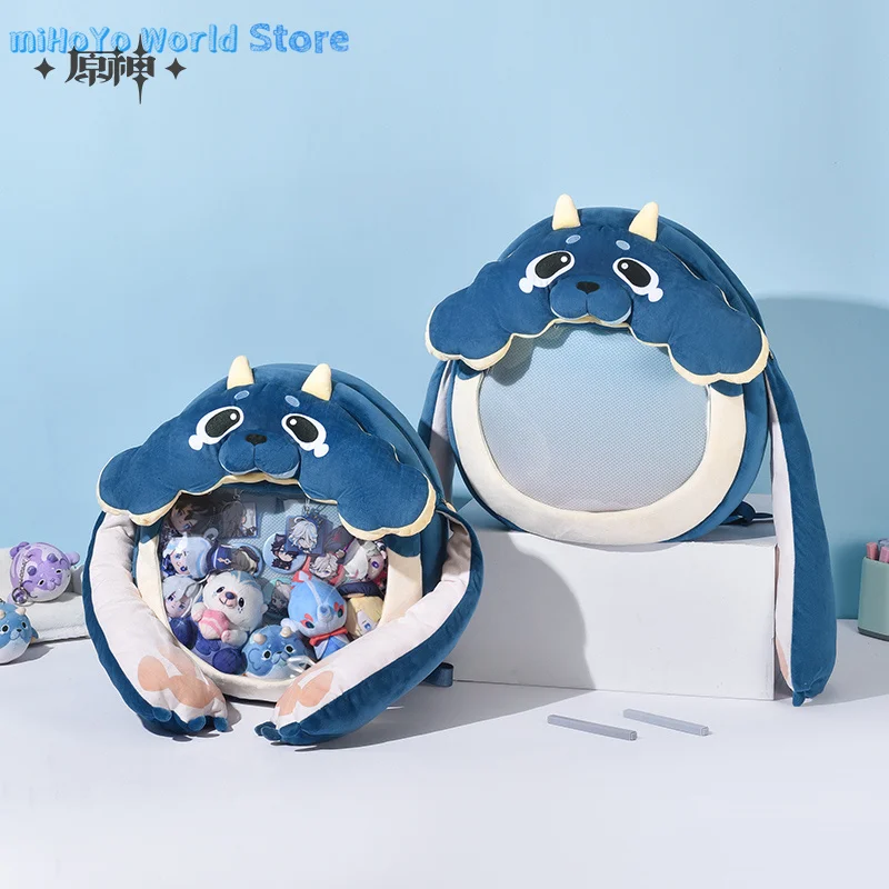 

Sea Series Animal Bag MiHoYo Official Genuine Genshin Impact Plush Beast Cute Theme Impression Series Backpack Cosplay Gifts