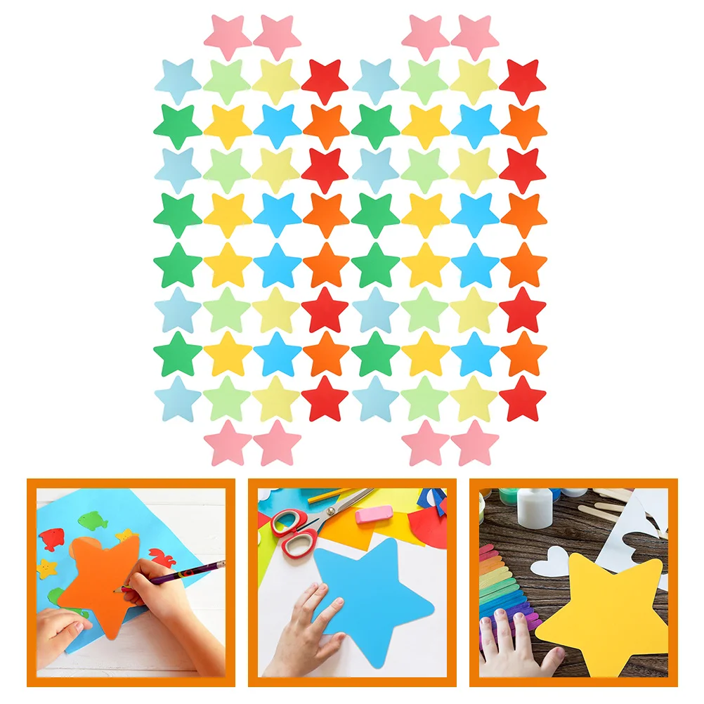 

Classroom Wall Bright Color Paper Cut Decorations Star Paper Cutting School Wall Cutouts Decorative Decors Scrapbooking