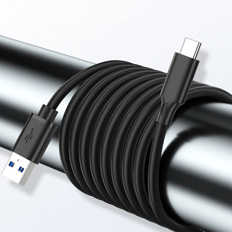 USB3.2 10Gbps 케이블 USB 유형 A - USB C 3.1/3.2 Gen2 케이블 데이터 전송 USB C SSD 하드 디스크 케이블 3A 60W QC 3.0 고속 충전