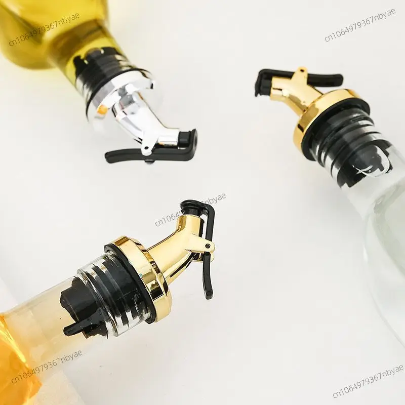 Gold Olive Oil Spouts Oil Vinegar Bottle Stopper Spout Leakproof thumbnail 5